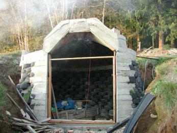 Ehben Eliot Construction Earthship Entrance Framing